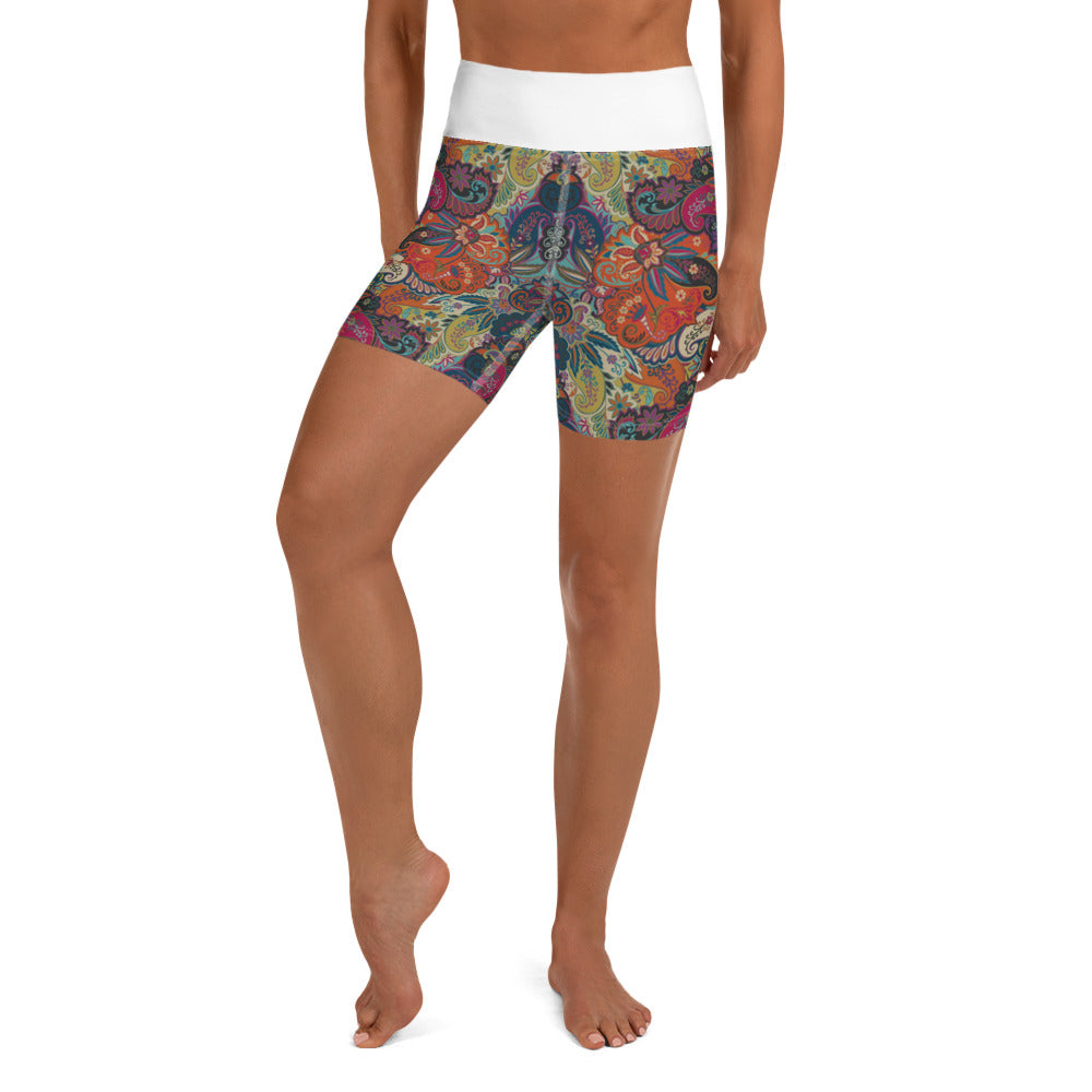 Floral Yoga Shorts